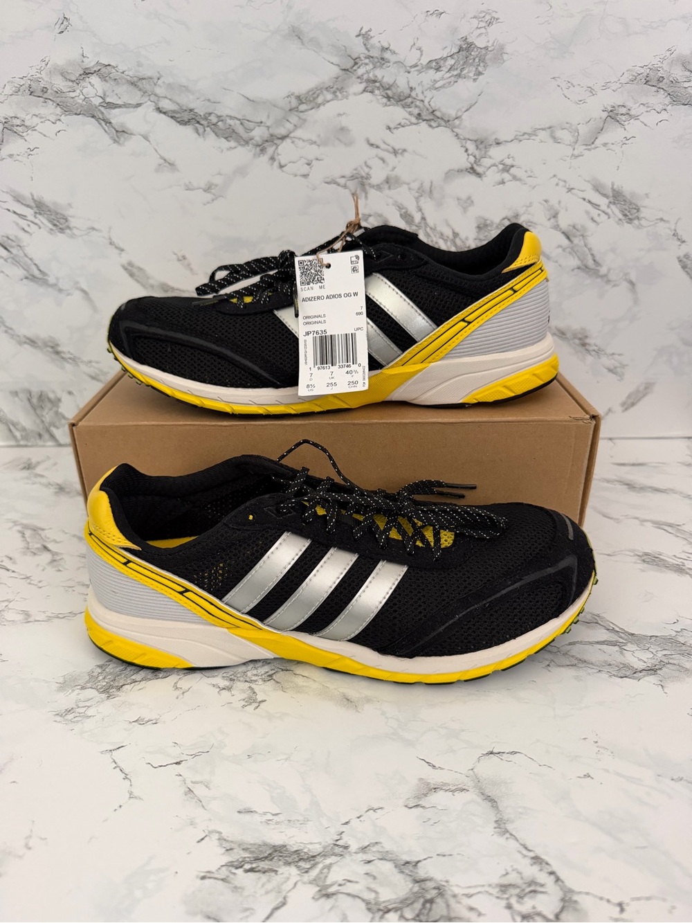 Adidas Adizero Adios OG Core Black Athletic Shoes Running JP7635 Women Size 8.5